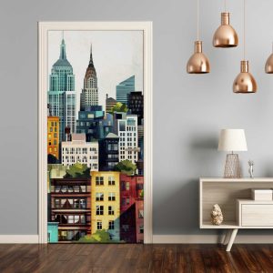 Αυτοκόλλητο Πόρτας New York City - Decotek 31183