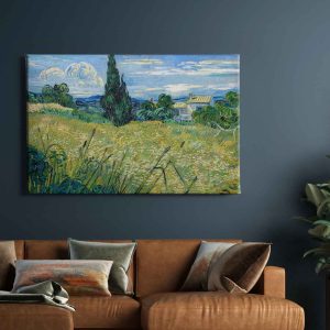 Πίνακας Ζωγραφικής Wheat Field with Cypresses 1, Van Gogh - Decotek 222559