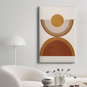 Πίνακας Ζωγραφικής "Boho Sun Abstract" σε Καμβά – Decotek 222636