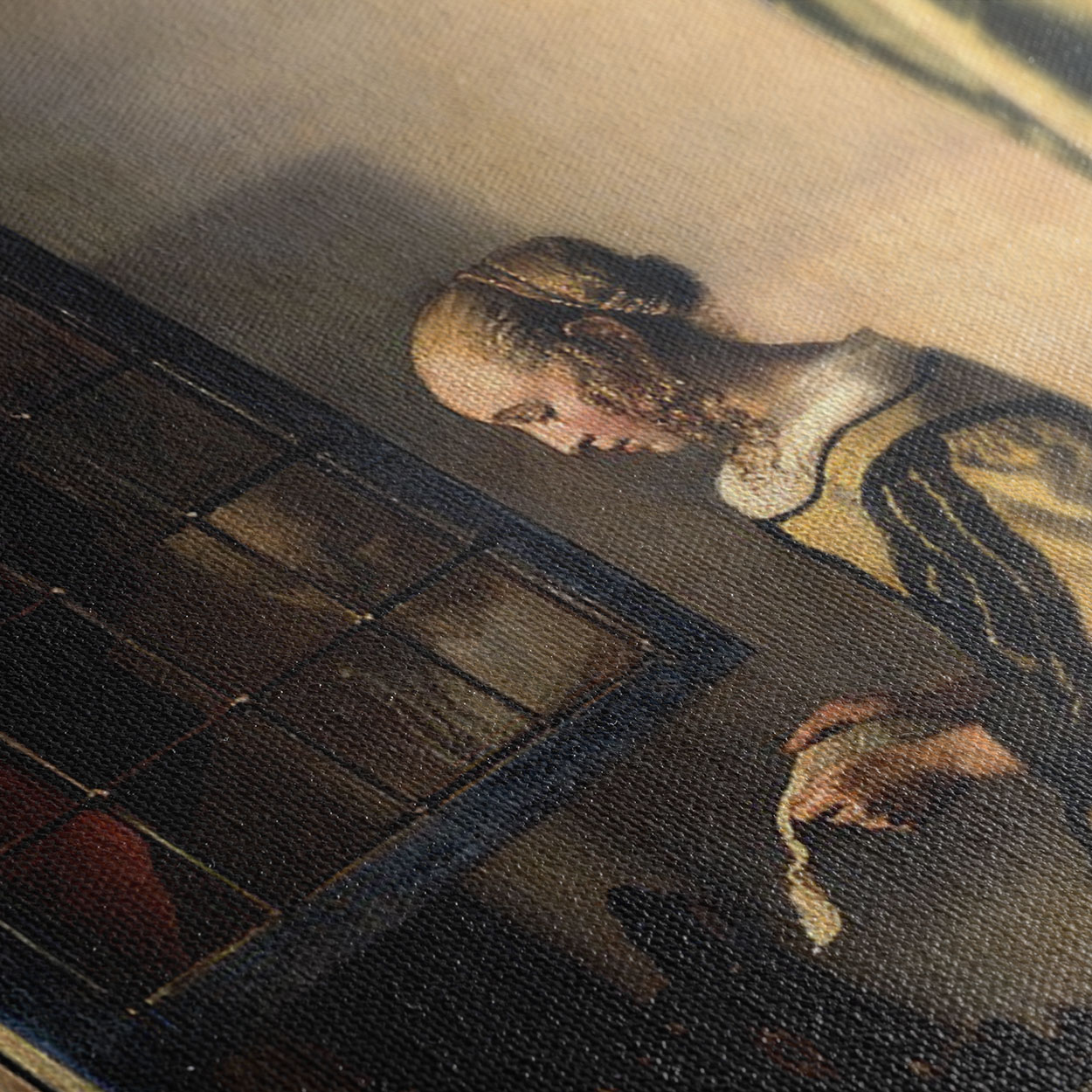 Πίνακας Ζωγραφικής Jan Vermeer "Girl Reading a Letter by an Open Window" σε Καμβά – Decotek 222612 - Image 3