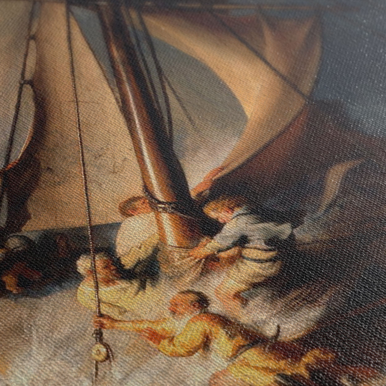 Πίνακας Ζωγραφικής Rembrandt "The Storm on the Sea of Galilee" σε Καμβά – Decotek 222603 - Image 3