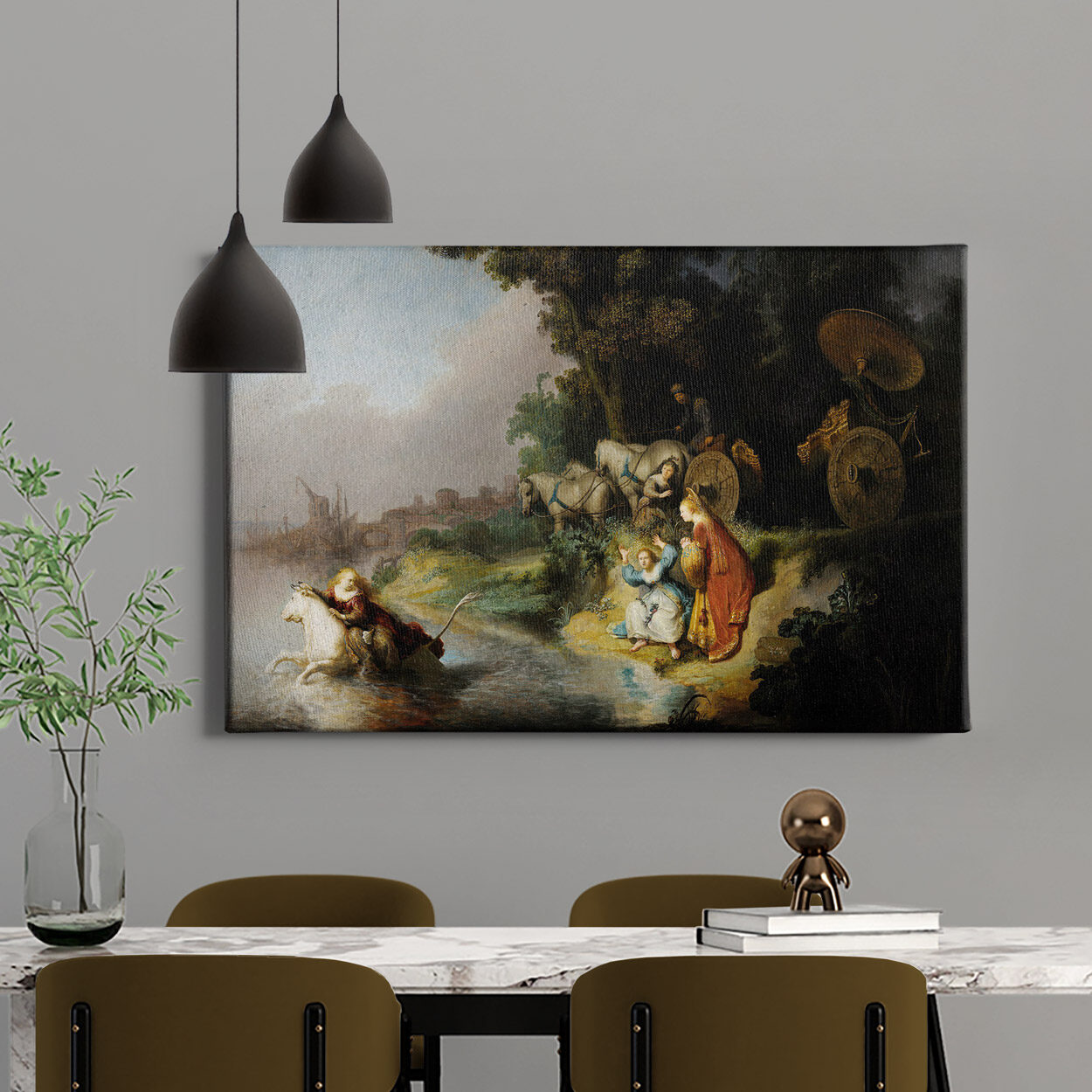 Πίνακας Ζωγραφικής Rembrandt "The Abduction of Europa" σε Καμβά – Decotek 222601 - Image 2