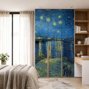 Αυτοκόλλητο Ντουλάπας The Starry Night Over the Rhone, Van Gogh - Decotek 70786