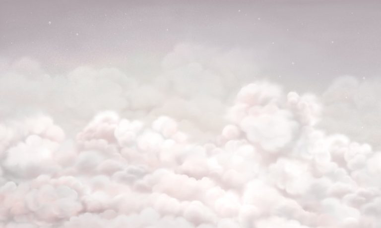 Φωτοταπετσαρία Calming Clouds Pink — απαλά σύννεφα σε ροζ ουρανό