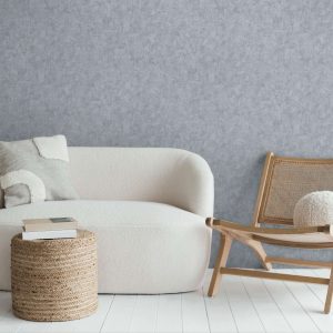 Ταπετσαρία τοίχου τεχνοτροπία AS Creation 790516 σε γκρι — δωμάτιο