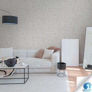 Ταπετσαρία τοίχου τεχνοτροπία AS Creation 784961 σε λευκό — δωμάτιο