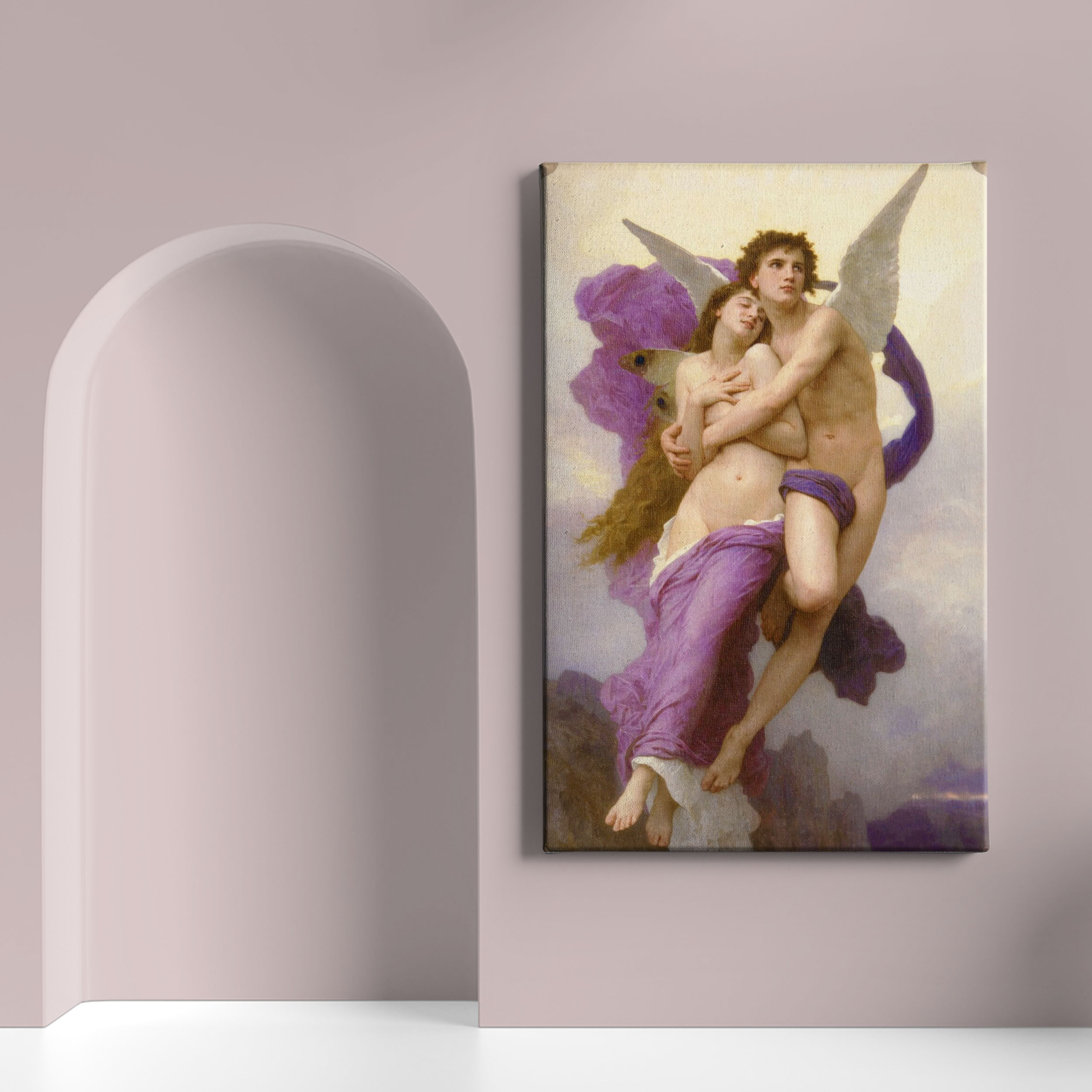 Πίνακας Ζωγραφικής Bouguereau “Η Αρπαγή της Ψυχής” σε Καμβά – Decotek 222718
