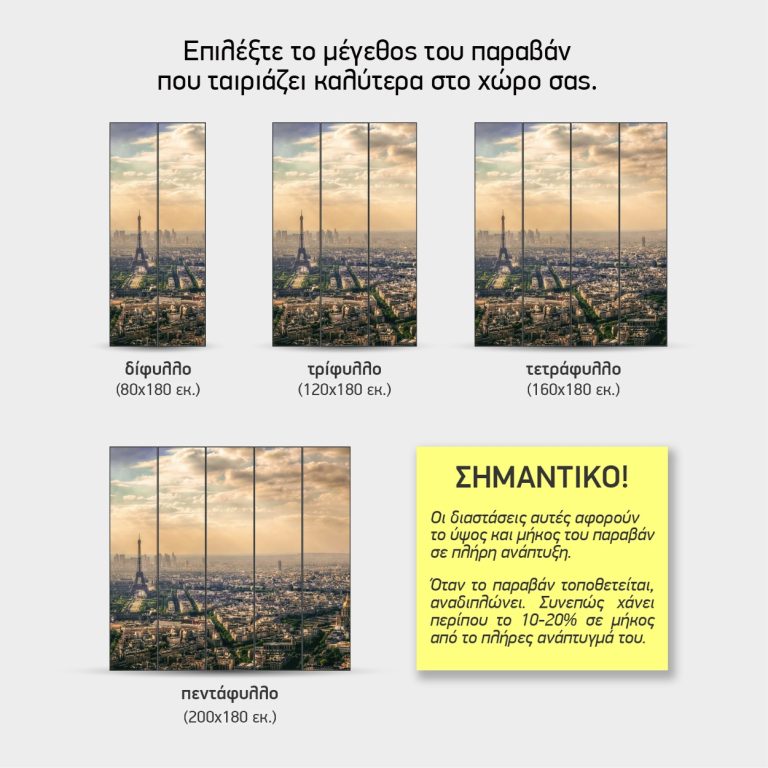 Παρίσι — τα 4 μεγέθη