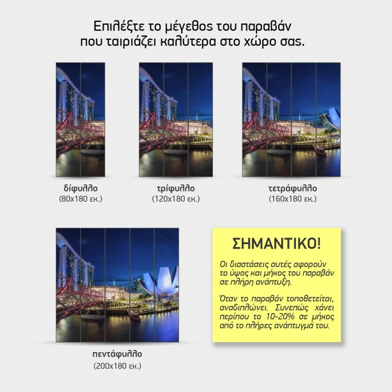 Νύχτα στη Σιγκαπούρη — τα 4 μεγέθη