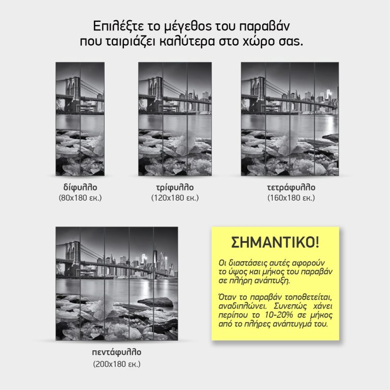 Μπρούκλιν τον Χειμώνα — τα 4 μεγέθη