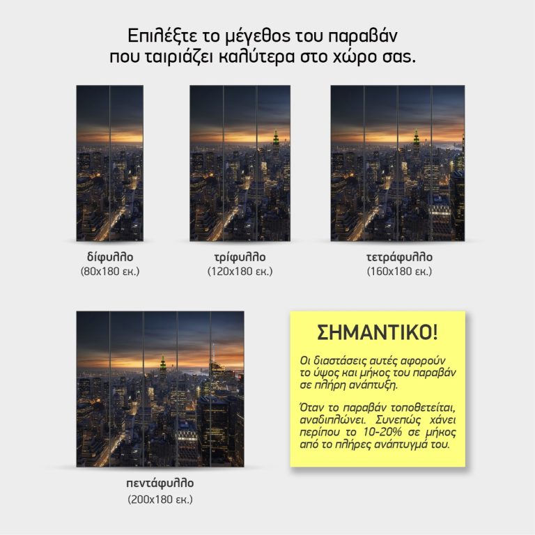 Λυκόφως στην Πόλη — τα 4 μεγέθη