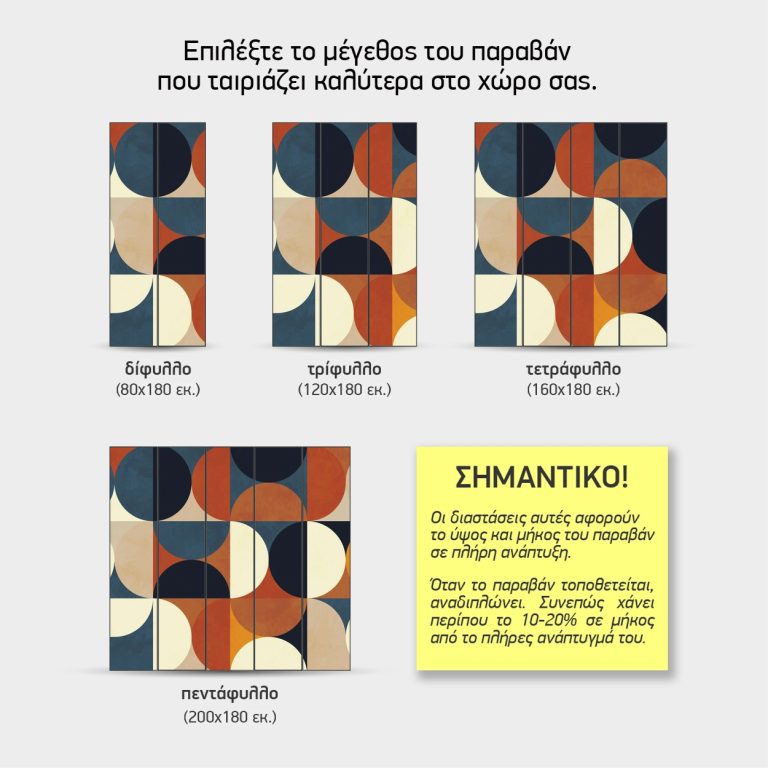 Γεωμετρία σε Καφέ — τα 4 μεγέθη