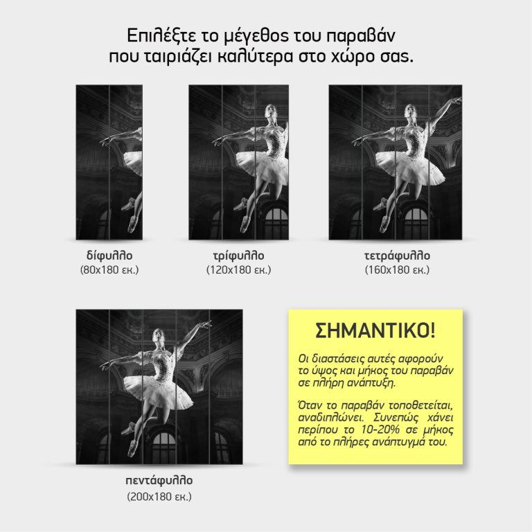 Άλμα Μπαλαρίνας — τα 4 μεγέθη