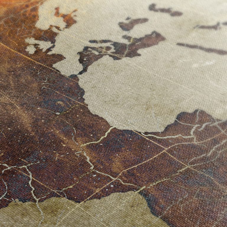 Ιστορικός Χάρτης — υφή καμβά
