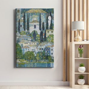 Πίνακας Ζωγραφικής Gustav Klimt, Church at Cassone - Decotek 221334